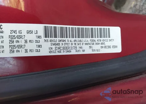 2014 Chrysler Town & Country Touring from USA, damaged, VIN 2C4RC1BG9ER131729